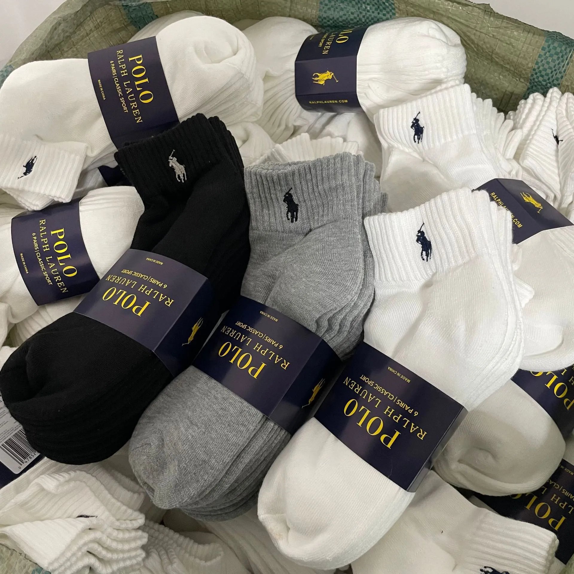 POLO Ralph Lauren Classic Athletic Socks - Three Colors